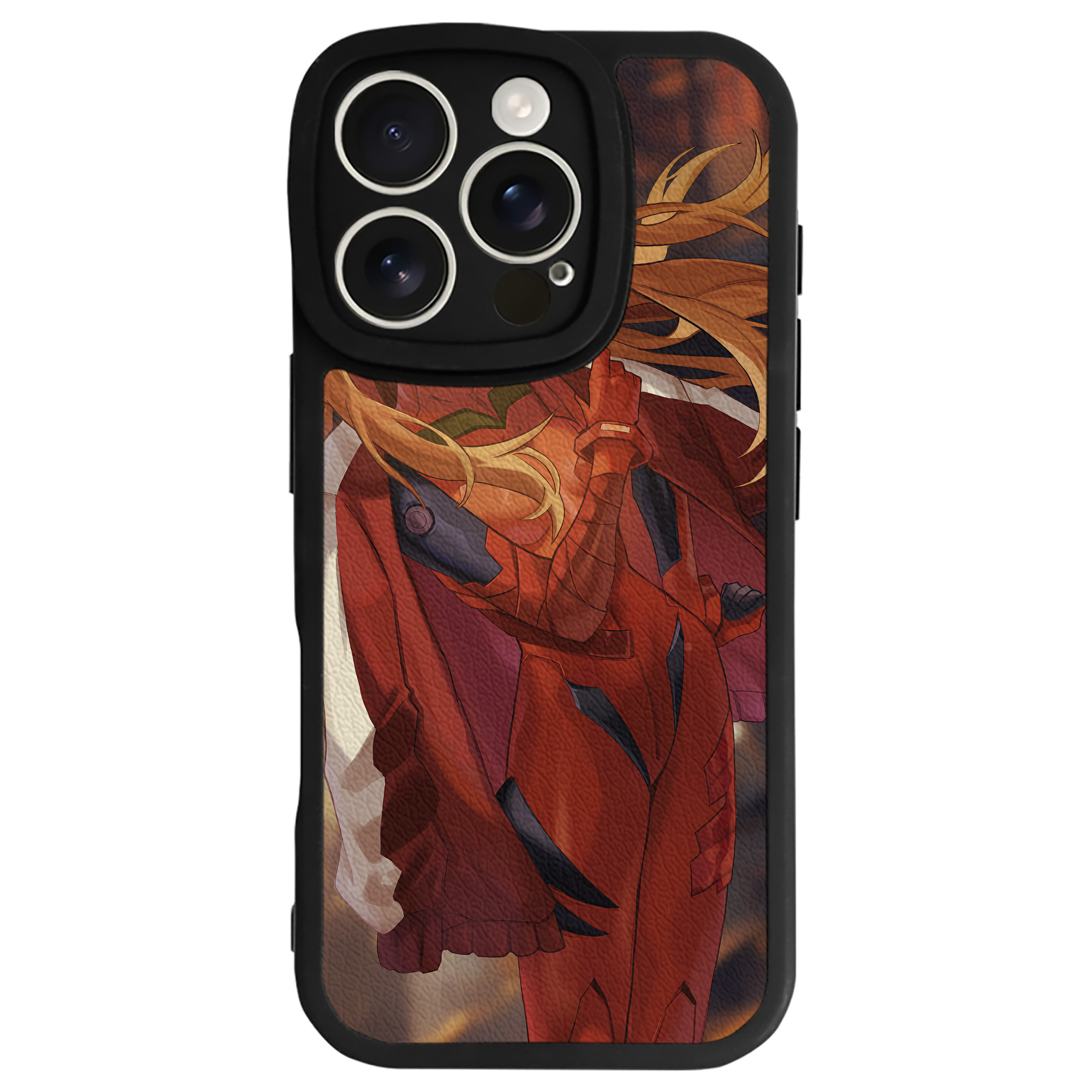 （画像用） EVA 新世紀エヴァンゲリオン 【iPhone 16シリーズ対応】シリコンスマホケース（レザー調） 材質：シリコン